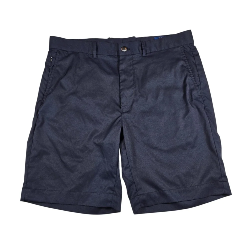 Polo Ralph Lauren Navy Blue Flat Front Golf Performance 9